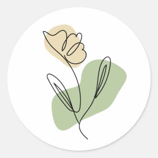 Vloerlijn Ronde Sticker (Voorkant)