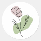 Vloerlijn Ronde Sticker (Voorkant)