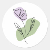 Vloerlijn Ronde Sticker (Voorkant)