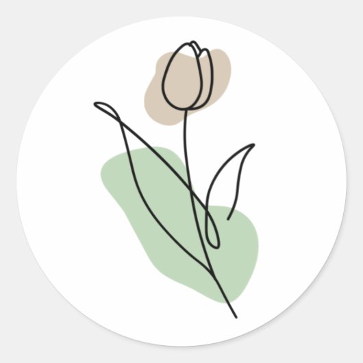 Vloerlijn Ronde Sticker (Voorkant)