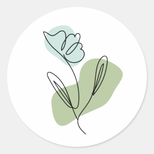 Vloerlijn Ronde Sticker (Voorkant)