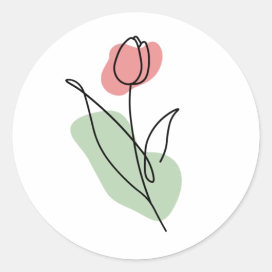 Vloerlijn Ronde Sticker (Voorkant)