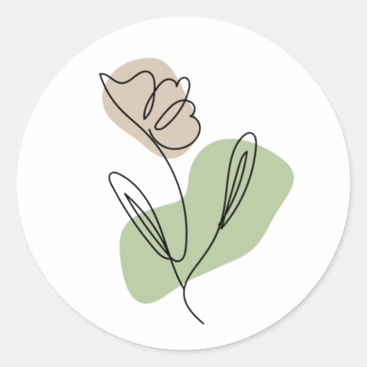 Vloerlijn Ronde Sticker (Voorkant)