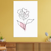 Vloerlijnkunst Canvas Afdruk (Insitu (Woonkamer))