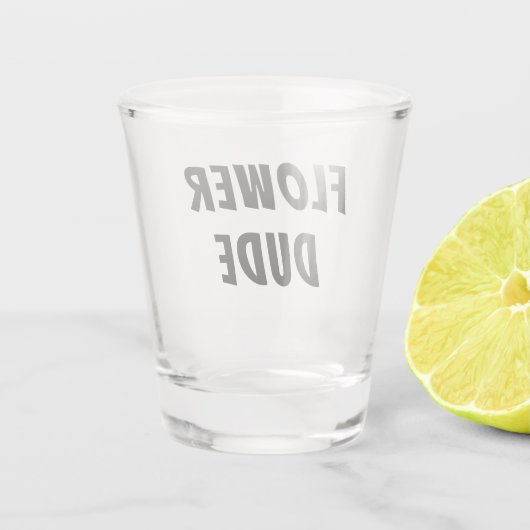 Vloerman Shot Glas (Achterkant)