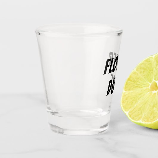 Vloerman Shot Glas (Links)