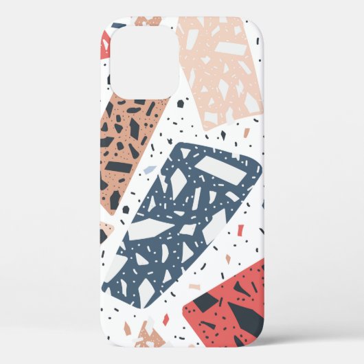 vloermarmer van de Terrazzo, naadloos met de hand  Case-Mate iPhone Case (Achterkant)