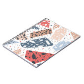 vloermarmer van de Terrazzo, naadloos met de hand  Notitieboek (Linkerzijde)