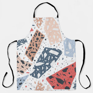 vloermarmer van de Terrazzo, naadloos met de hand  Schort