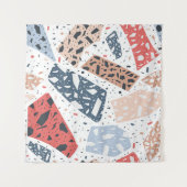 vloermarmer van de Terrazzo, naadloos met de hand  Wandkleed (Voorkant (horizontaal))