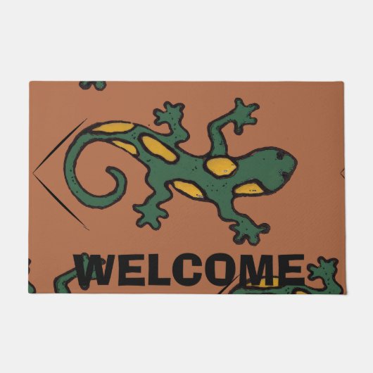 Vloermat Mexicaanse Gecko Style Tegel Deurmat (Voorkant)