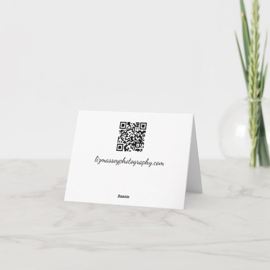 Vloernotiecard Bedankkaart (Achterkant)