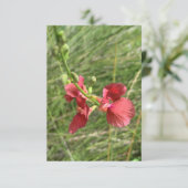 Vloernotiecard Bedankkaart (Staand voorkant)