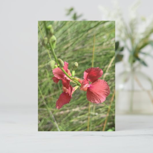 Vloernotiecard Bedankkaart (Staand voorkant)