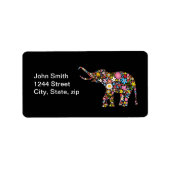 Vloerolifant Etiket (Voorkant)