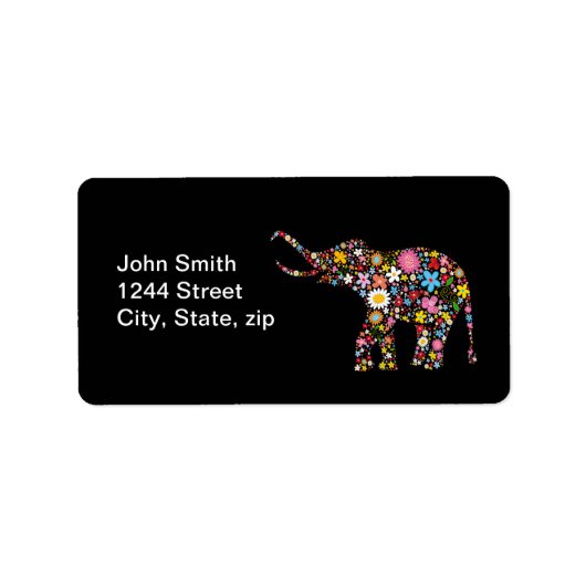 Vloerolifant Etiket (Voorkant)