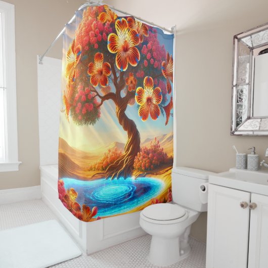 Vloerontwerp Douchegordijn (In situ)