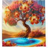 Vloerontwerp Douchegordijn (Voorkant)