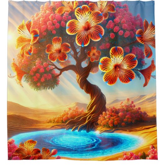 Vloerontwerp Douchegordijn (Voorkant)