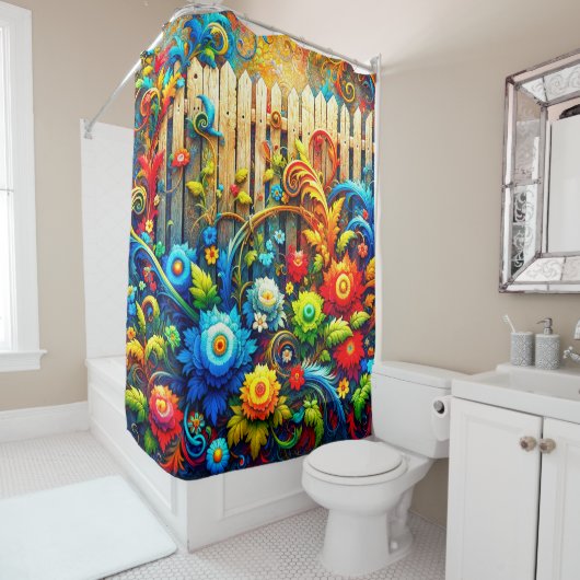 Vloerontwerp Douchegordijn (In situ)