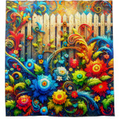 Vloerontwerp Douchegordijn (Voorkant)