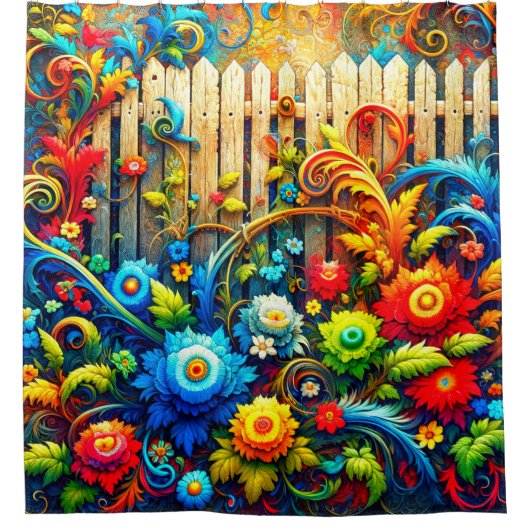 Vloerontwerp Douchegordijn (Voorkant)