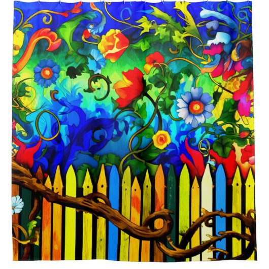 Vloerontwerp Douchegordijn (Voorkant)