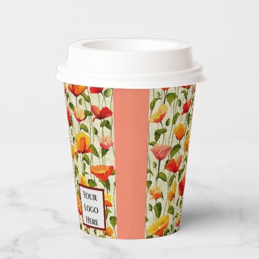 Vloerontwerp Papieren Bekers (Rechts)