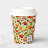 Vloerontwerp Papieren Bekers (Voorkant)