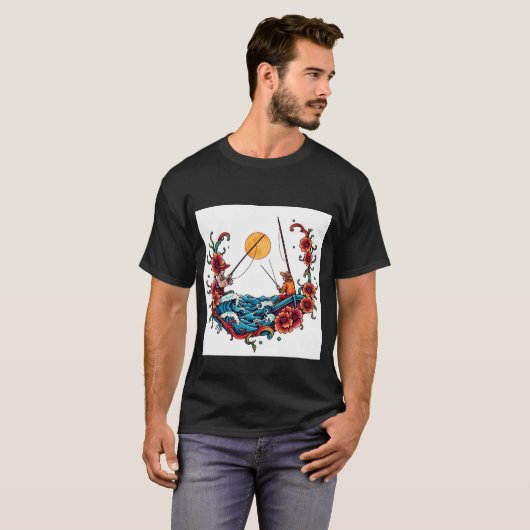 Vloerontwerp T-shirt (Voorkant volledig)