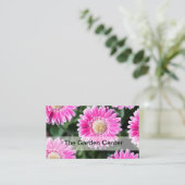 Vloerontwerp van tuinbouwcentrum visitekaartje (Staand voorkant)