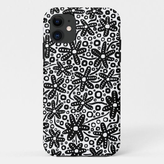 Vloerontwerp - Zwart op White.pdf Case-Mate iPhone Case (Achterkant)