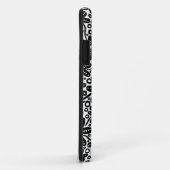 Vloerontwerp - Zwart op White.pdf Case-Mate iPhone Case (Achterkant/rechts)