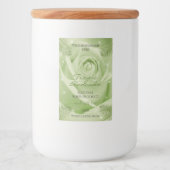 Vloerpalmbladeren met het etiket van Floral Produc (Voorkant)