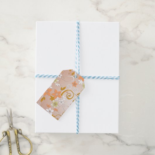 Vloerpapier 8 cadeaulabel (Met Touw)