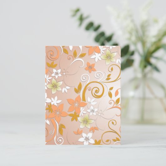 Vloerpapier 8 feestdagenkaart (Staand voorkant)