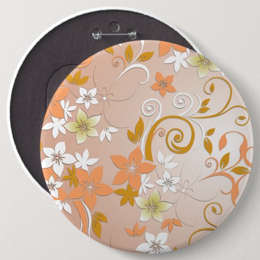 Vloerpapier 8 ronde button 6,0 cm (Voorkant /achterkant)