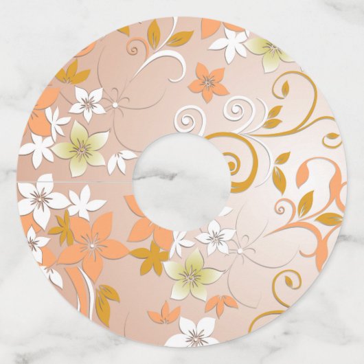 Vloerpapier 8 wijnglaslabel (Achterkant)