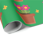 Vloerpapier en vlinderbloempapier cadeaupapier (Rol Hoek)