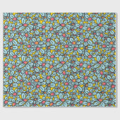 Vloerpapier voor Pop (geel) Cadeaupapier (Vlak)