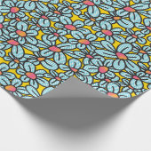 Vloerpapier voor Pop (geel) Cadeaupapier (Hoek)