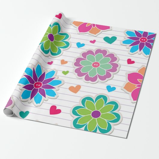 Vloerpatroon Cadeaupapier (Uitgerold)