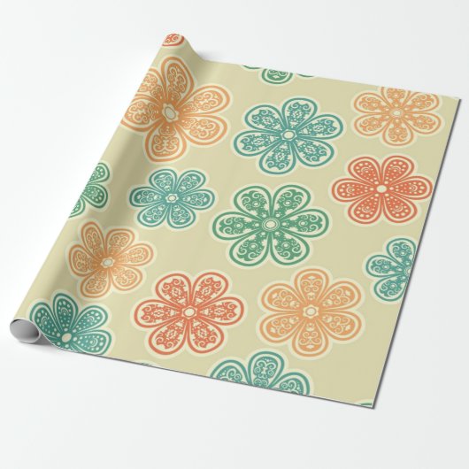 Vloerpatroon Cadeaupapier (Uitgerold)