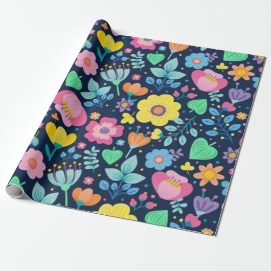 Vloerpatroon Cadeaupapier (Uitgerold)