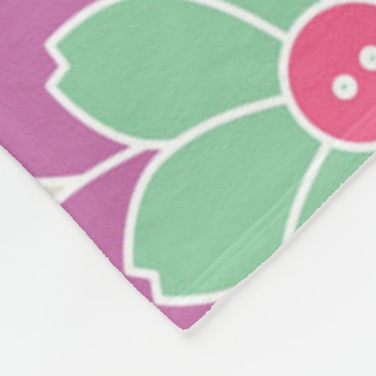 Vloerpatroon Fleece Deken (Hoek)