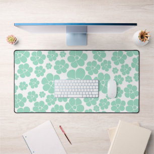 Vloerpatroon - Groen (Mint) Bureaumat