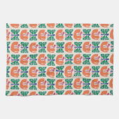 Vloerpatroon met vlinder theedoek (Horizontaal)