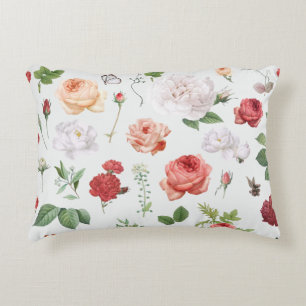 Vloerpatroon, Roos Accent Pillow Kussen