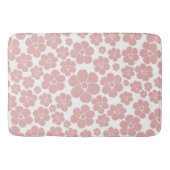 Vloerpatroon - Roze en wit Badmat (Voorkant)