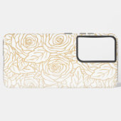 Vloerpatroon Samsung Galaxy Hoesje (Linkerkant)